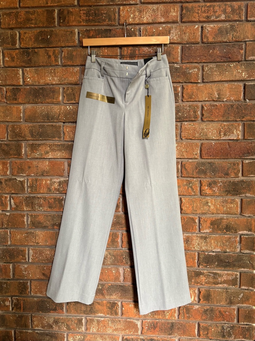 Nine West Women’s Light Gray Dress Pants